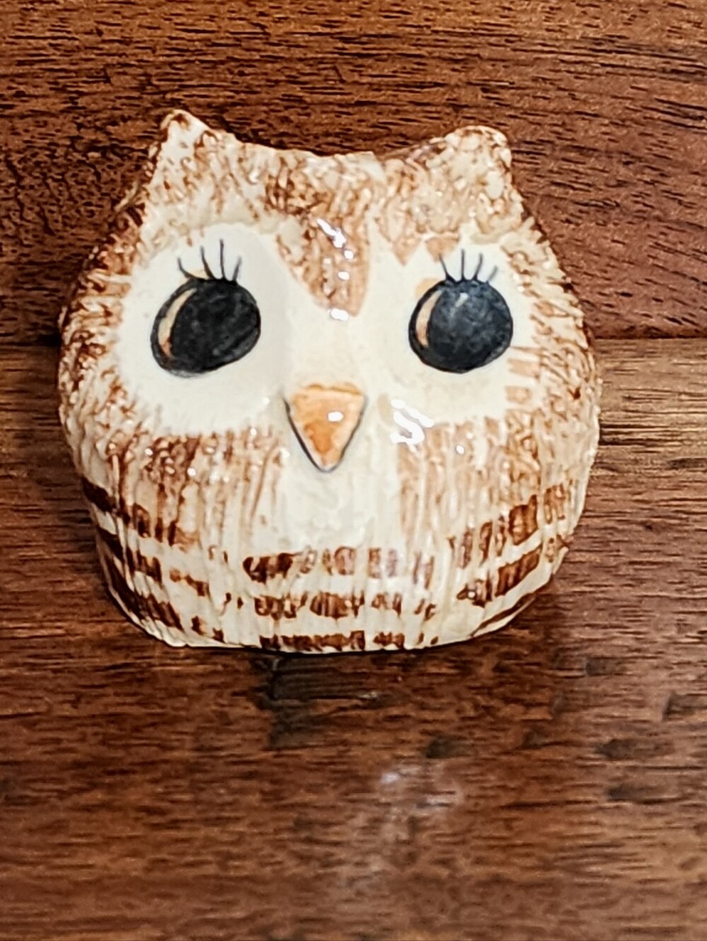 Mini Owl Figurine By Philip Laureston Made England Vintage 1.5" Trinket Kitschy